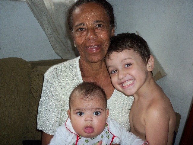 minha mae e meu filho thiago